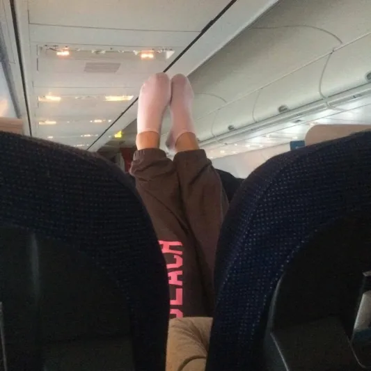 مضيفة الركاب التي فضحت ركابها بالصور..