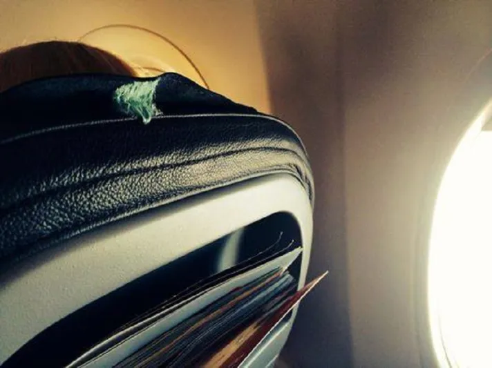 مضيفة الركاب التي فضحت ركابها بالصور..