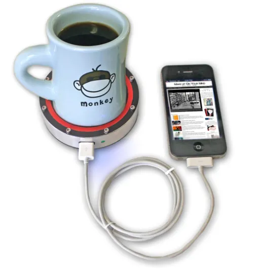 بالصور.. شاحن جديد سيشحن جوالك بحرارة مشروبك الساخن