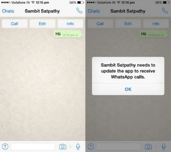 صور مكالمات الواتس أب على الايفون وبوادر الحجب 