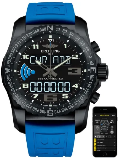 صور..” B55″ ساعة ذكية فاخرة من “بريتلينغ” بسعر 8000 دولار