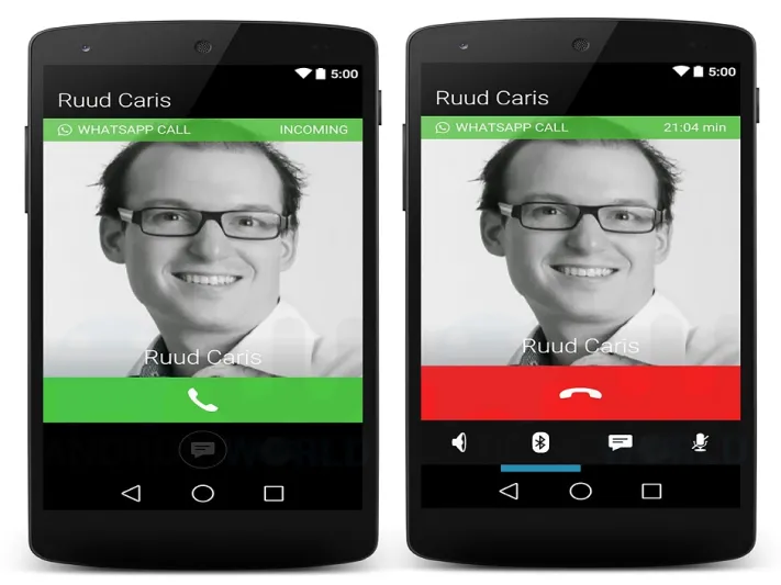 المكالمات الصوتية على الواتساب للجميع على الأندرويد