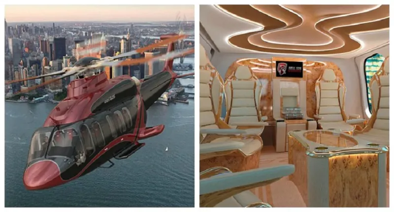 الرفاهية في أحلى صورها في هذه الهليكوبتر 