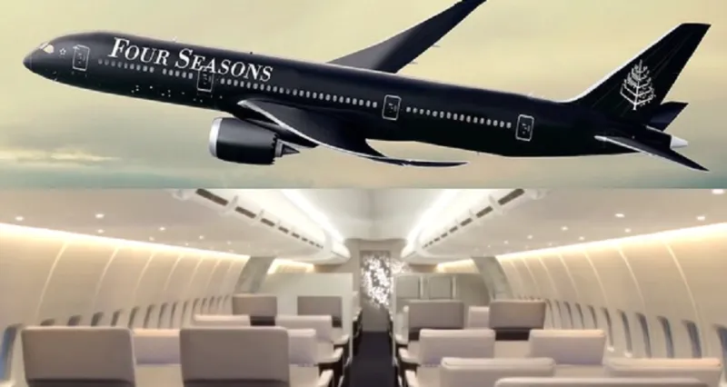 صور...إقلاع طائرة “The Four Seasons”الفاخرة