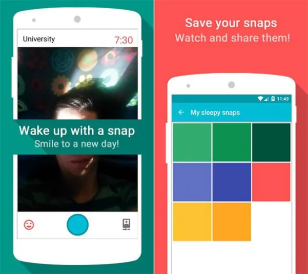 تطبيق منبه لا يتوقف إلا بالتقاط صورة سيلفي 