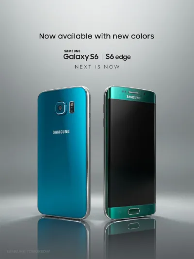 جلاكسي إس 6  وإس 6 ايدج بألوان جديدة 