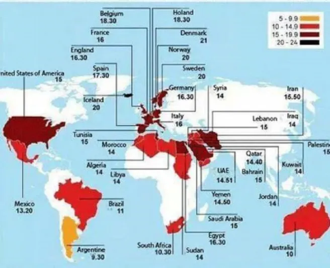 أطول وأقصر فترات الصيام عبر العالم