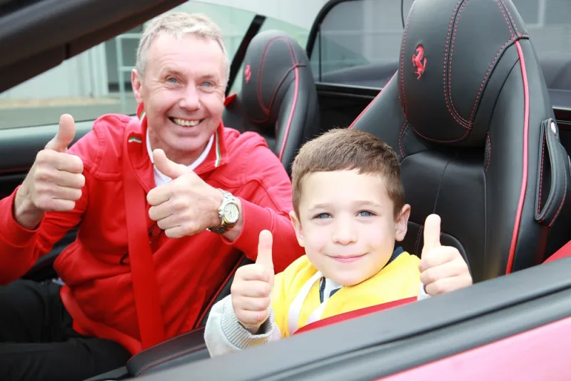 فيراري تفتح ابواب سياراتها للاطفال!