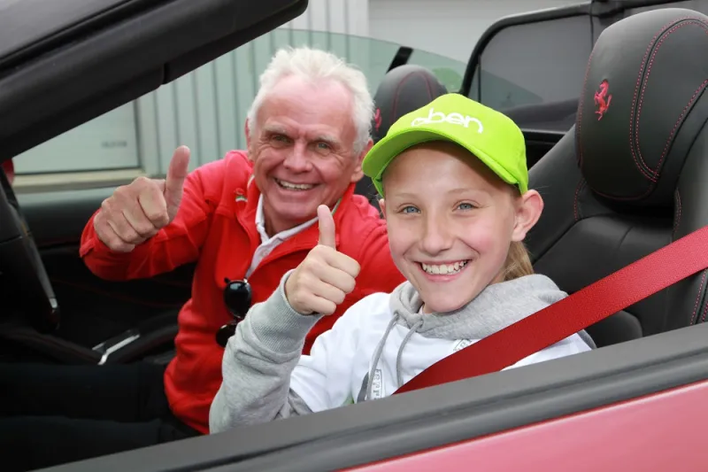 فيراري تفتح ابواب سياراتها للاطفال!