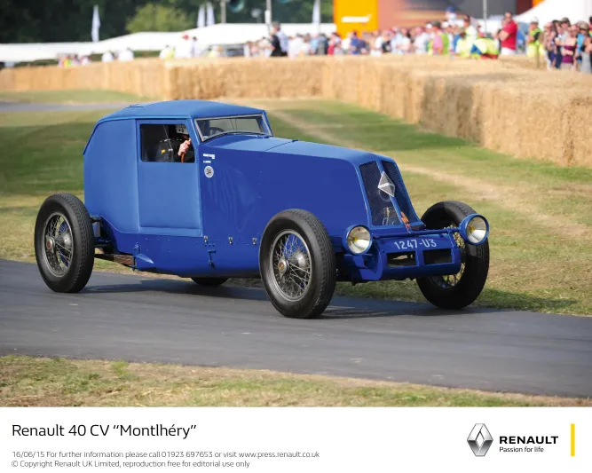 بالصور:رينو تعرض سياراتها التاريخية في "غودوود"