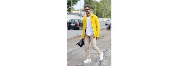 هذا ما ما يناسب اللون الأصفر للرجال