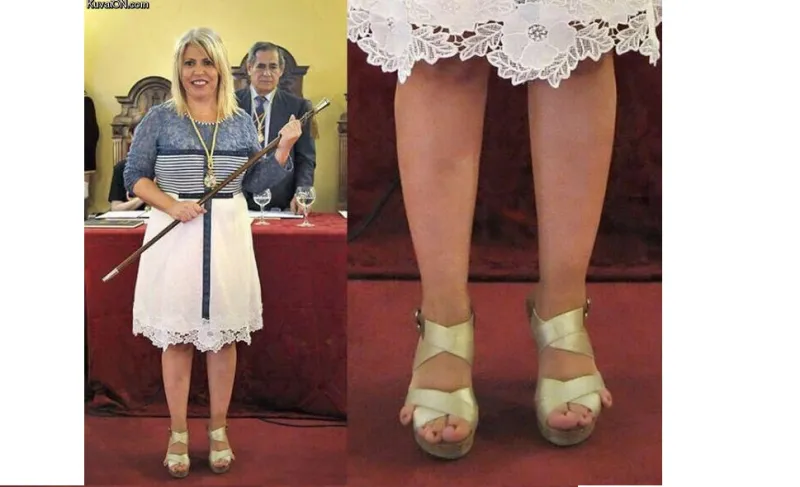 بالصور:حذاء مسؤولة اسبانية يجتاح مواقع التواصل