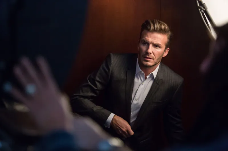 ديفيد بيكهام لـ "الرجل" : هذا هو قدوتي في الموضة.