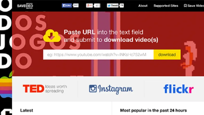 موقع لحفظ أي ڤيديو من الإنترنت وتنزيله على الحاسب