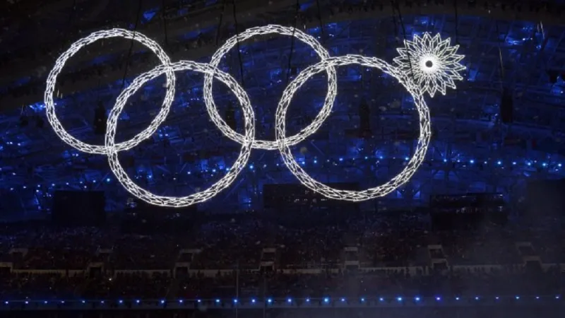 عطل فني في افتتاح اولمبياد سوتشي 