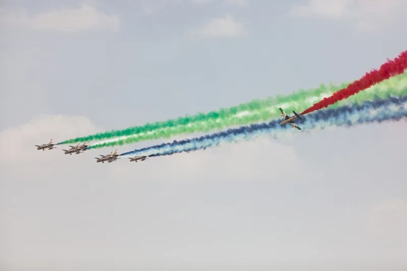 "بيل أند روس" Bell & Ross تطير مع عروض دبي الجوية.