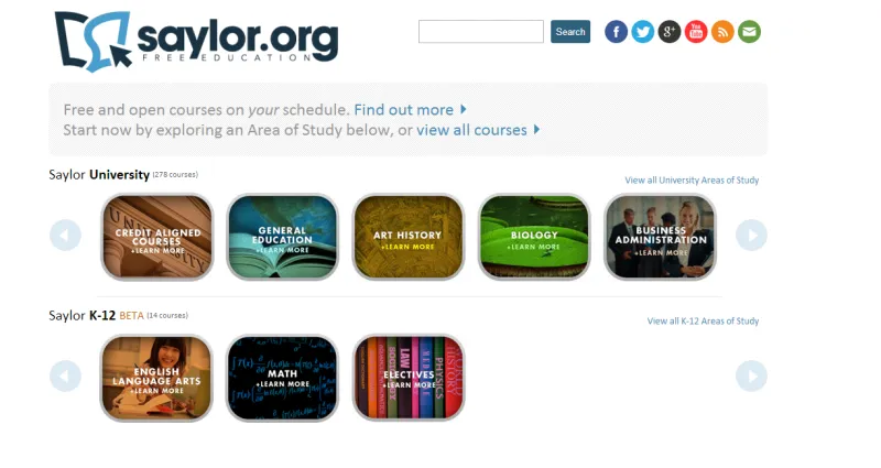 موقع يُقدم أكثر من 300 دورة على الإنترنت مجاناً