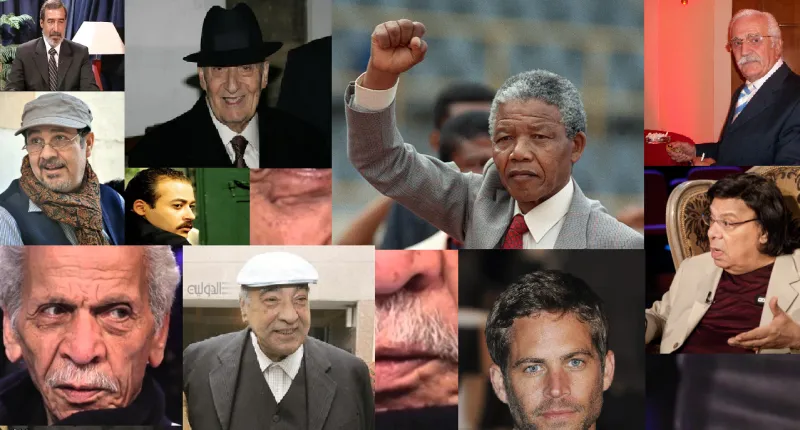 مشاهير رحلوا في 2013