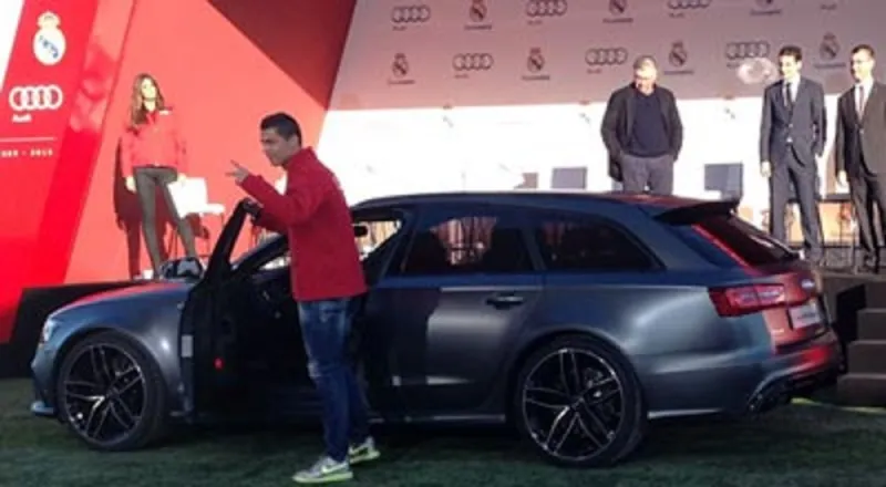 “أودي” تهدي رونالدو ونجوم ريال مدريد أحدث سياراتها للموسم الجديد