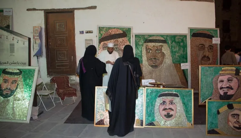 جدارية من 50 ألف عملة معدنية مشروع سعودي لدخول جينيس 