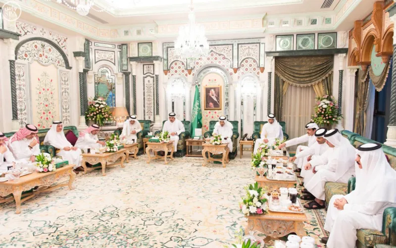 بالصور:حفل إفطار الملك سلمان إكراما للشيخ تميم أمير قطر 