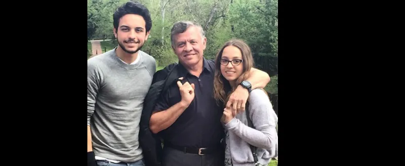 بالصور عائلة الملك عبد الله الثاني 