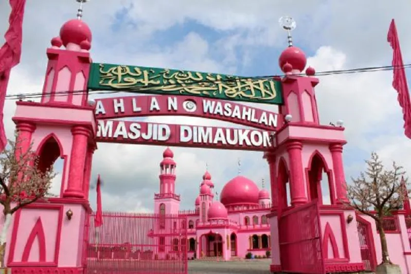 بالصور : ديماوكوم المسجد الزهري في الفلبين.