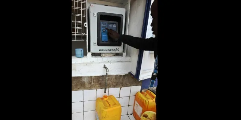 ماء الشرب "بالصراف الآلي" في كينيا