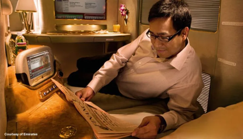 بالصور: طيران الامارات تنفي وجود مسبح على احدى طائراتها