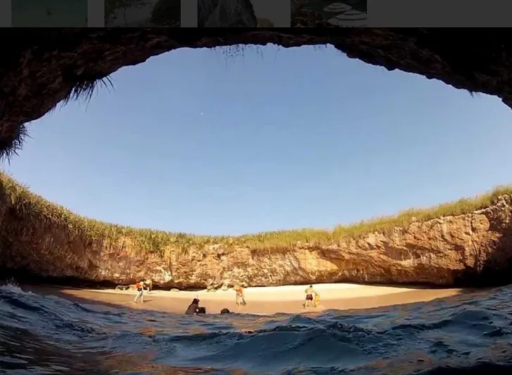 بالصور:  الشاطئ المخفي أغرب شاطئ في العالم 