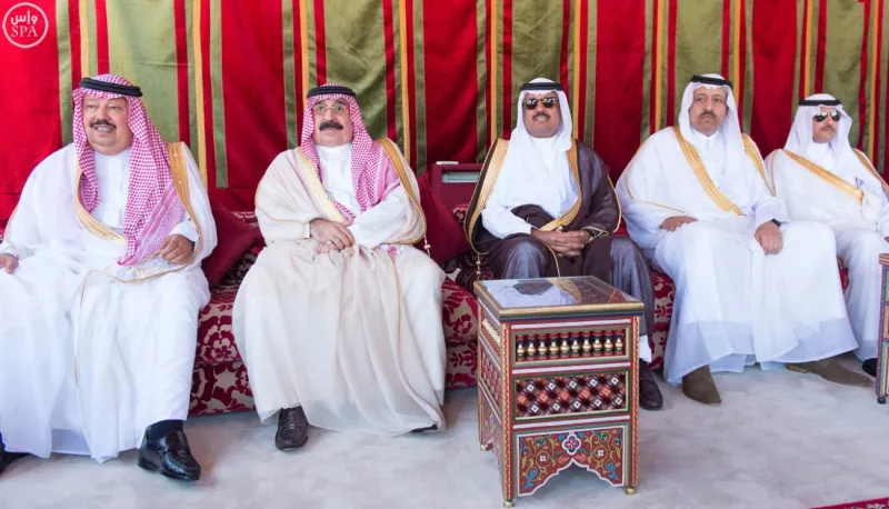 بالصور: خادم الحرمين الشريفين وملك المملكة المغربية في حفل يوم الشباب 