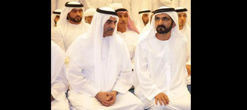 بالصور: تشييع جثمان الشيخ راشد بن محمد أل مكتوم 