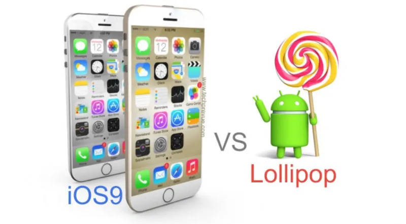 IOS9 في يومين يتفوق على الأندرويد لولي بوب في سنة 