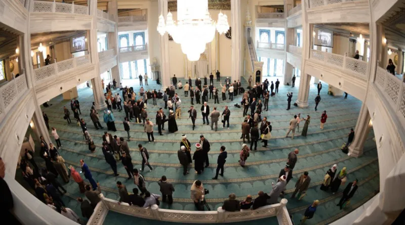 بالصور افتتاح أكبر مسجد في اوروبا