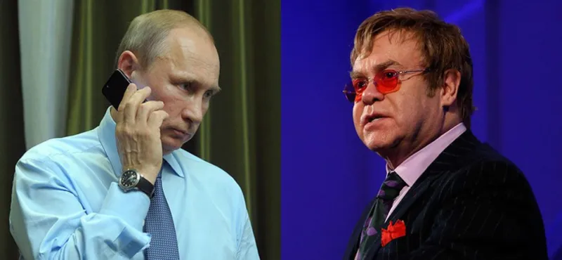 بعد مقلب ساخر... اتصال "حقيقي" بين بوتين والتون جون هنا تفاصيله