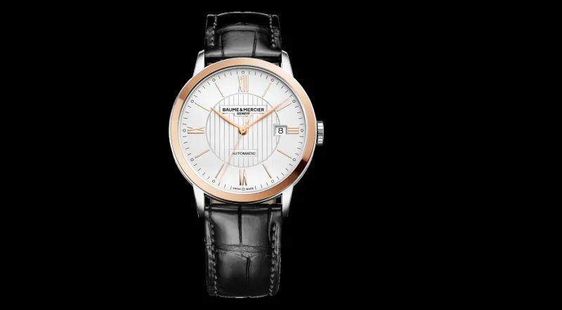 6 ساعات بجلود سوداء لأناقة كلاسيكية