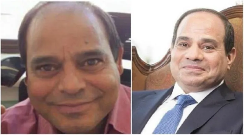 بالصورة: هل هذا أكبر شبيه للرئيس المصري؟