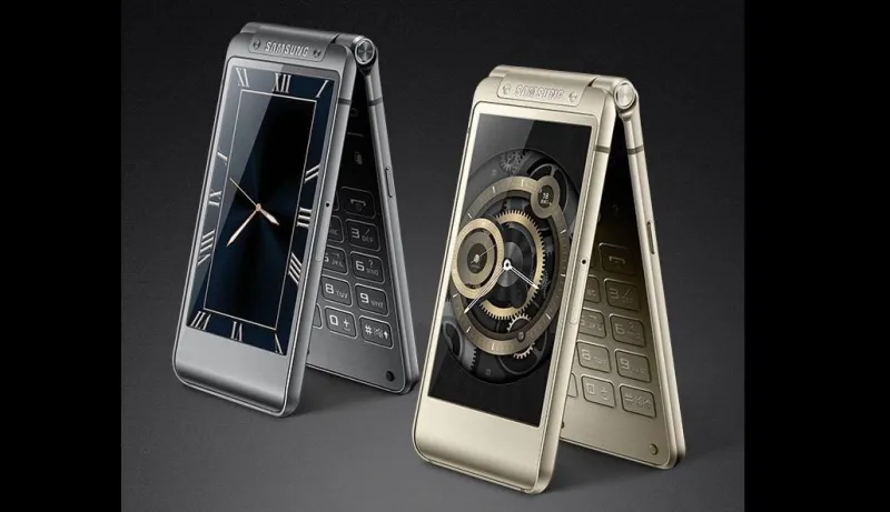 بالصور..سامسونج تعلن عن الهاتف W2016 بتصميم كلاسيكي