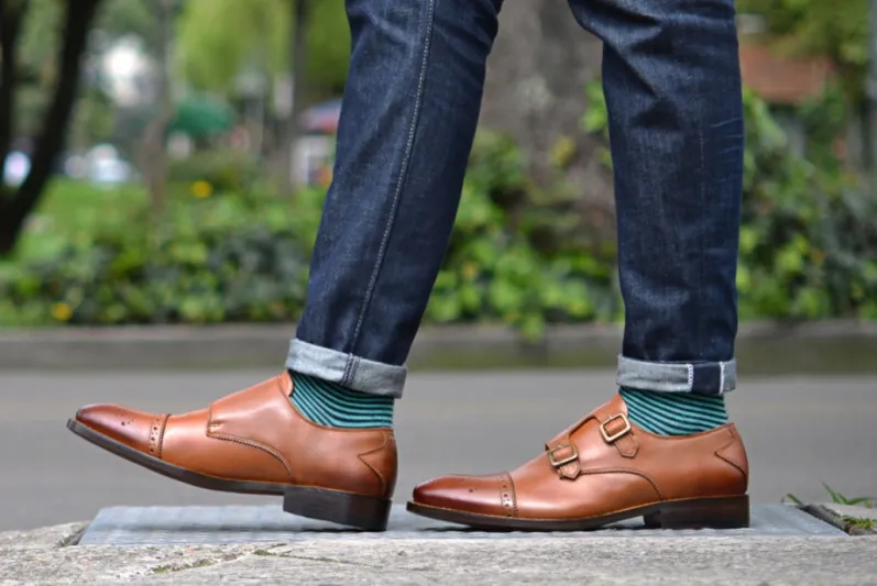 حذاء Double Monk Strap نجم موضة الشتاء