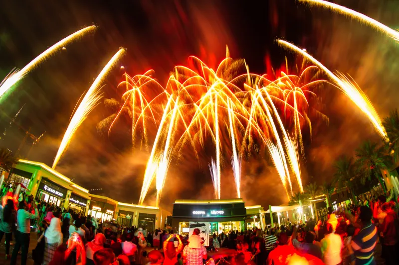 بالصور.. احتفالات اليوم الوطني في السيتي ووك 