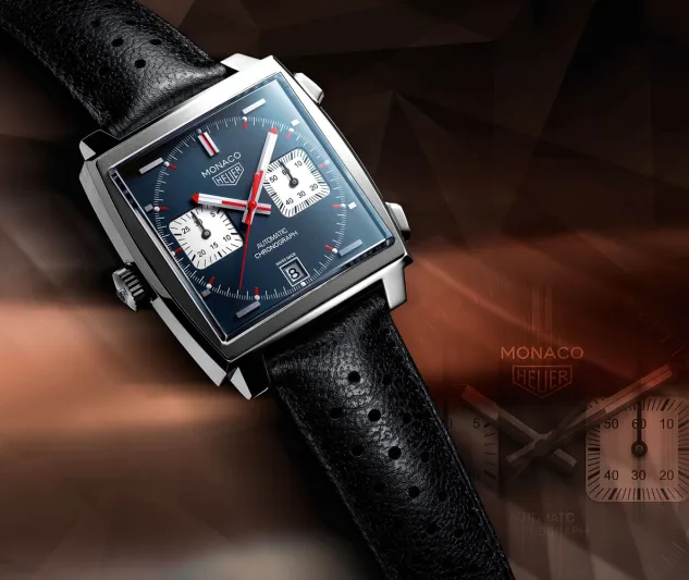 TAG Heuer تعود إلى الجذور بساعة Monaco 1969