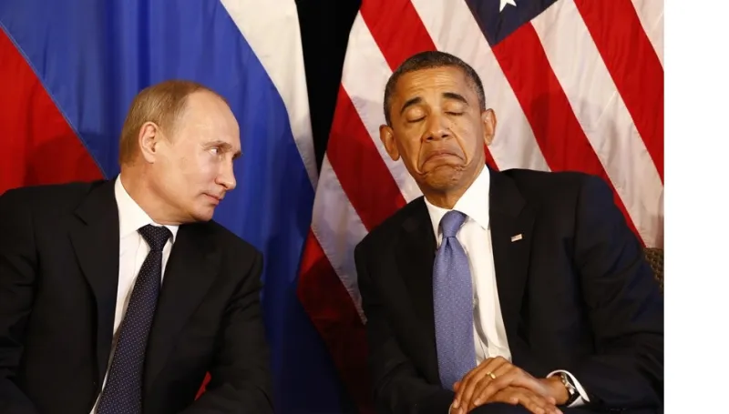 صيد الكاميرا..لقطات طريفة لبوتين واوباما