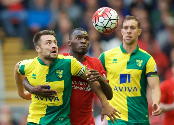 مهرجان للأهداف بين ليفربول ونوريش سيتي في الدوري الانجليزي 