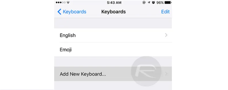 خطوات الكشف عن لوحة مفاتيح تعبيرية مخفية في الايفون 