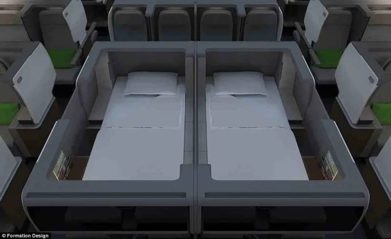 بالصور..مقاعد جديدة في طائرات الدرجة الأولى