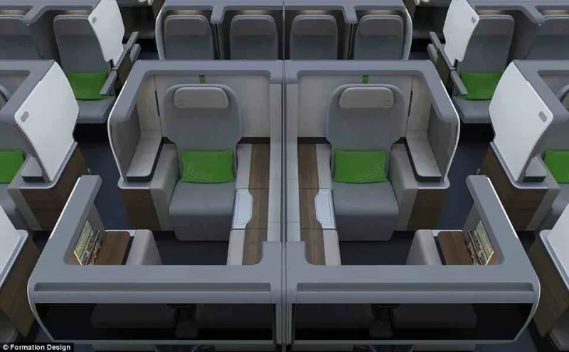 بالصور..مقاعد جديدة في طائرات الدرجة الأولى