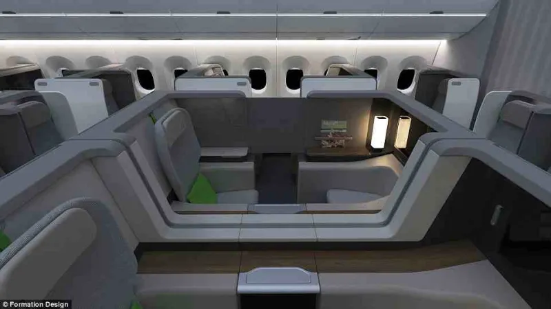 بالصور..مقاعد جديدة في طائرات الدرجة الأولى