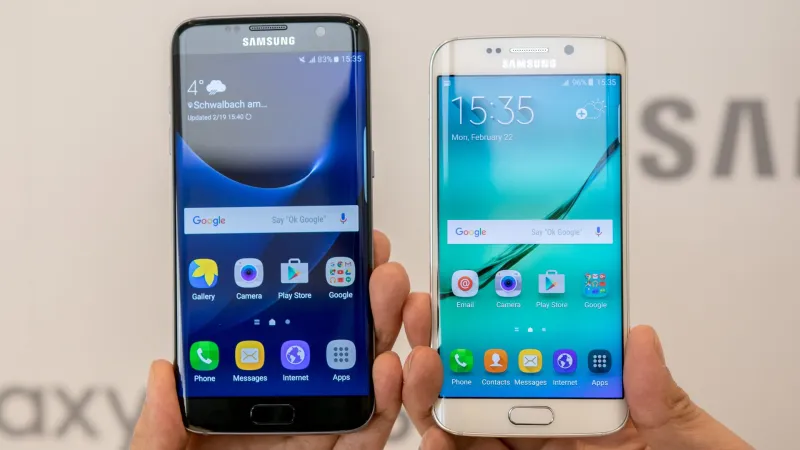 إنفوغرافيك..مقارنة بين هاتفي غالاكسي إس6 إيدج وغالاكسي إس7 إيدج