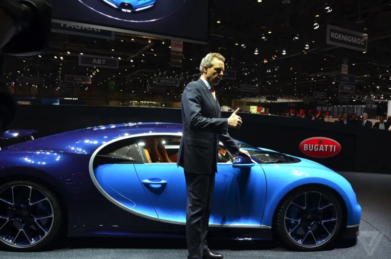 بالصور...أسرع سيارة في العالم.. بوغاتي تشيرون بسرعة 420 كم بالساعة