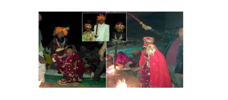 حفل زفاف سري لطفلة هندية عمرها عامين فقط!